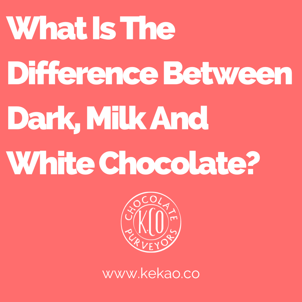What Is The Difference Between Dark, Milk And White Chocolate?