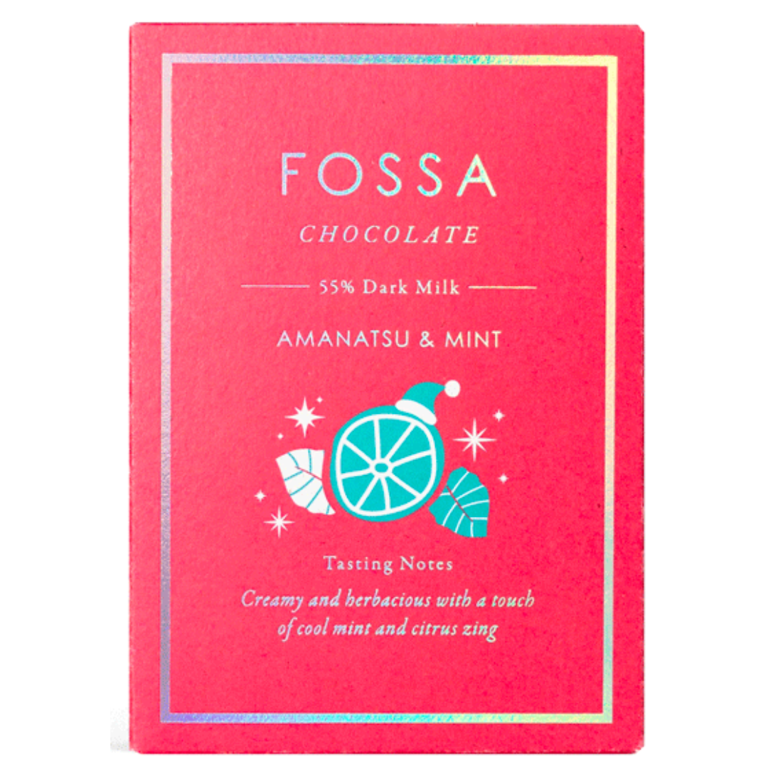 Fossa Amanatsu Orange & Mint Dark Milk Chocolate