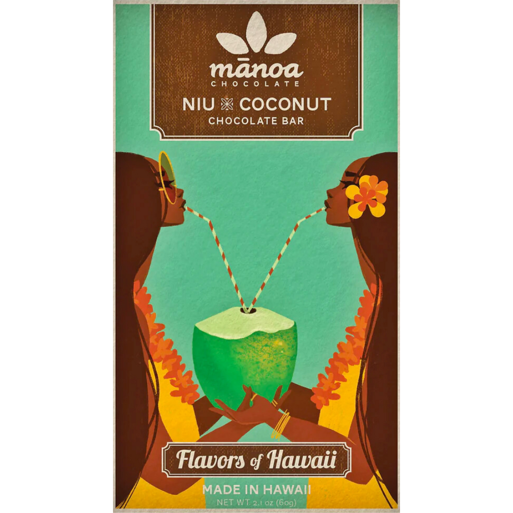 Manoa Flavors of Hawaii: Niu x Coconut Vegan Milk 60%