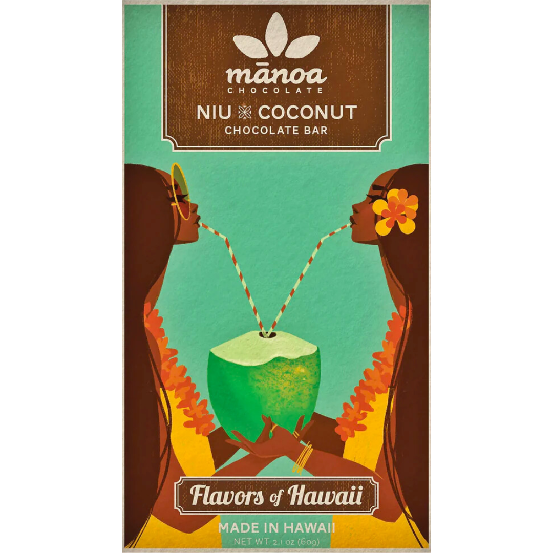 Manoa Flavors of Hawaii: Niu x Coconut Vegan Milk 60% – Kekao