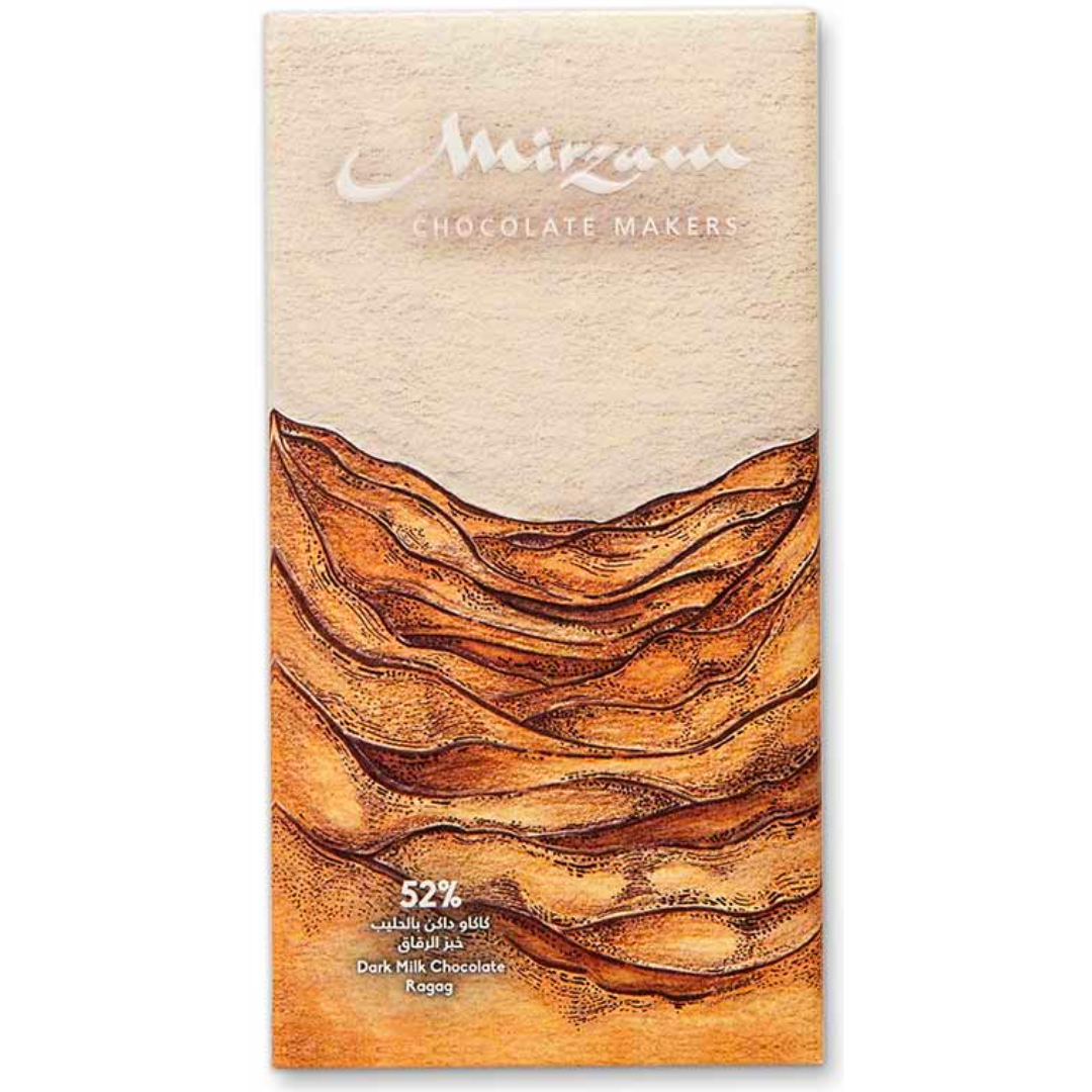 Mirzam Ragag Dark Milk Chocolate with Arabic Bread 52%