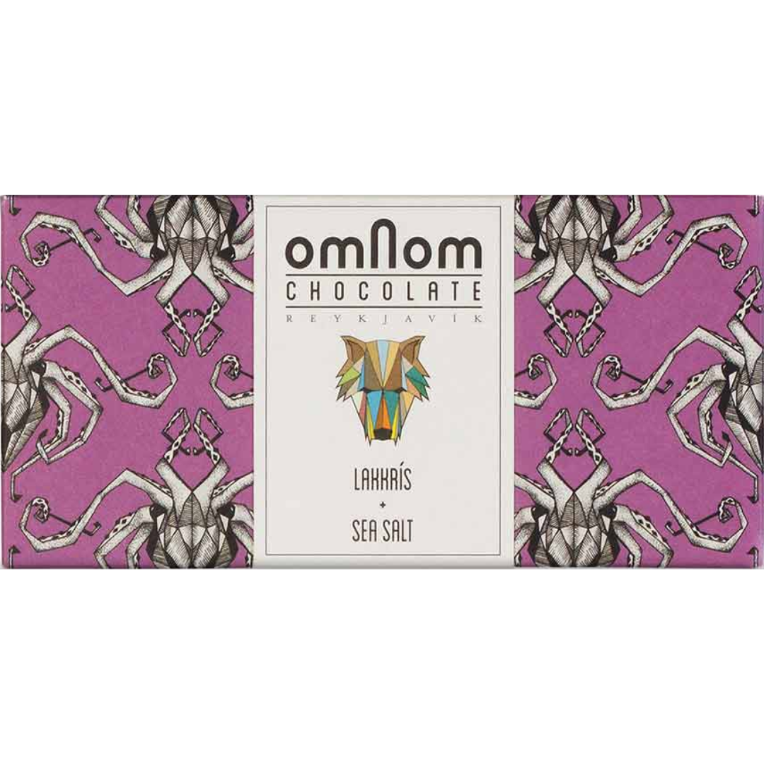 OmNom Lakkris + Sea Salt Chocolate 38%