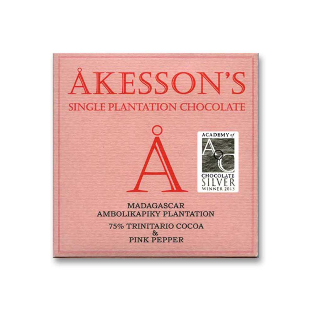 Akesson's Madagascar Trinitario & Pink Pepper 75%