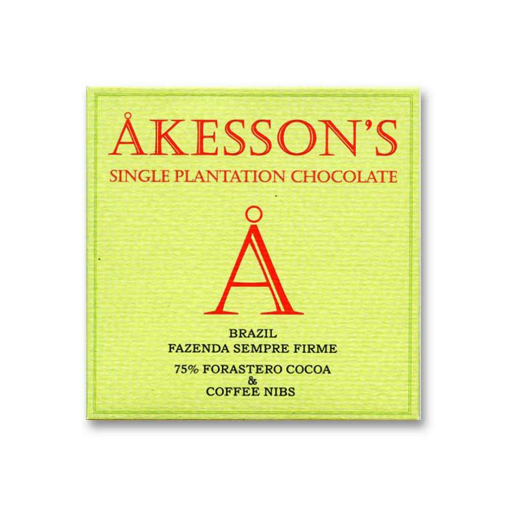 Akesson's Brazil Forastero & Coffee Nibs 75%